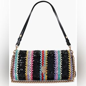 KURT GEIGER | Long Kensington Woven Shoulder Bag NWT